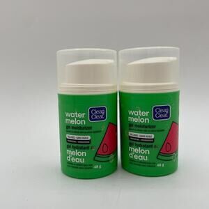 2x Clean & Clear Watermelon Gel Moisturizer Oil Free 1.7 oz